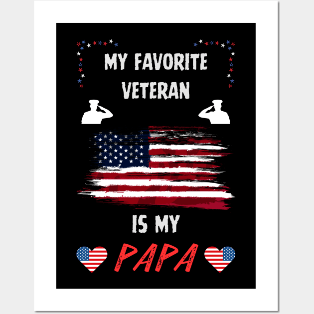 veteran papa Wall Art by vaporgraphic